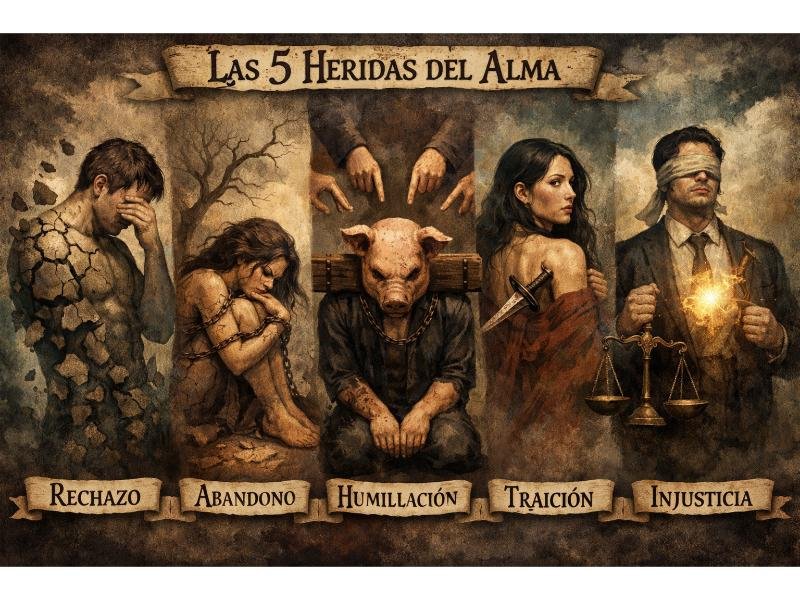 LAS 5 HERIDAS DEL ALMA hipnosisregresiva.com